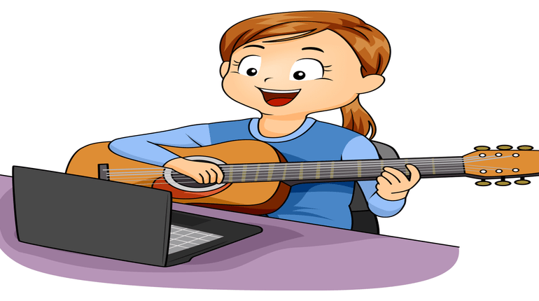  آموزش آنلاین گیتار ویژه خانم ها و کودکان